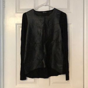 Mixed Textile Sweater.